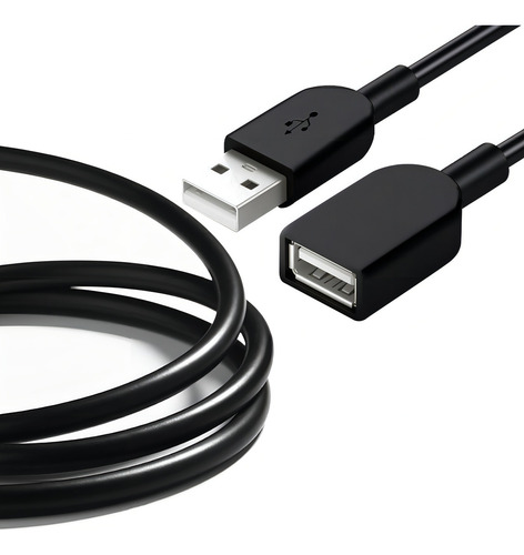 Cabo Extensor Usb Hi-speed 2.0 5 Metros - 5m Cor Preto